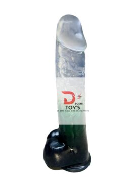 Silicon Dildo Crystal Green